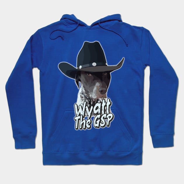 Wyatt The GSP // German Shorthaired Hoodie by Trendsdk